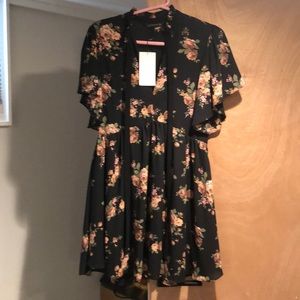 Zara floral Mini Dress